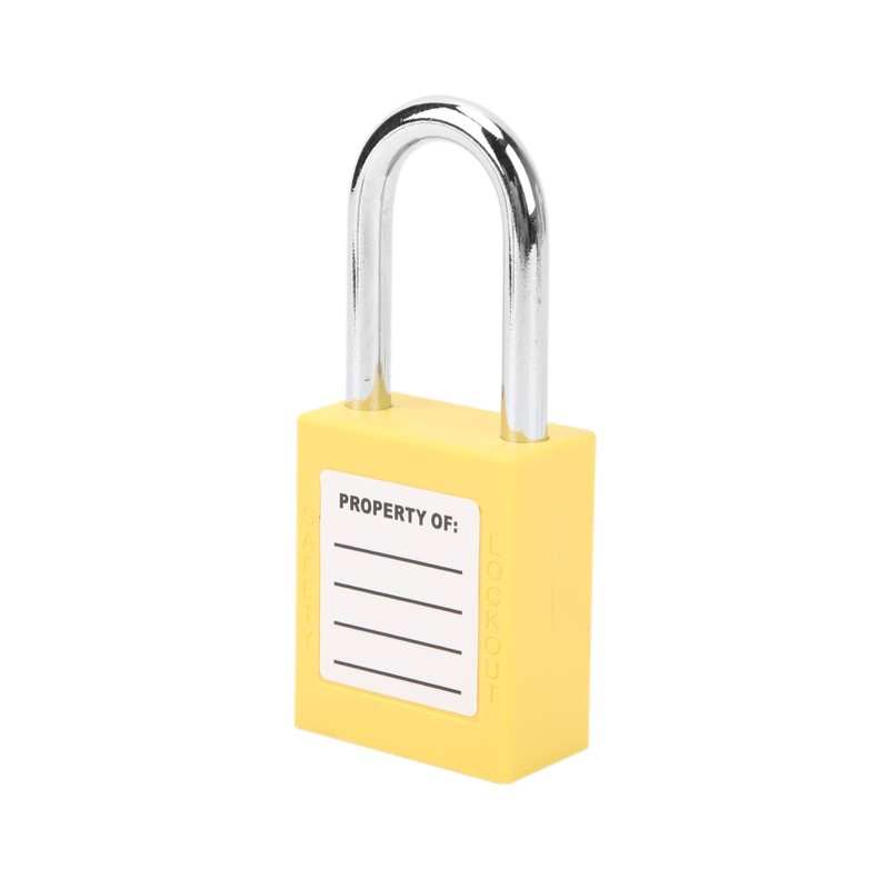 38mm Lockout Lock,Insulation Safety Engineering Loto Padlock for Machinery Manufacturing