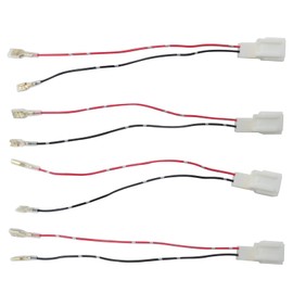 New 4pcs Car Door Speaker Wiring Harness Adapter Connector Plug Wires Fit for Toyota 2010-2018 Corolla & for 2002-2018 Camry,by XSPANDER