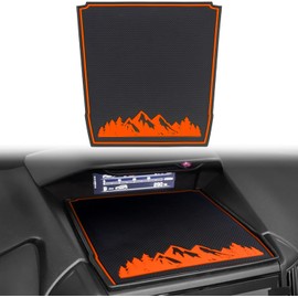 Tapetes de Tablero para Accesorios de Subaru Crosstrek 2023-2018, Forester 2019-2024, Impreza 2018-2023, Tapete de Tablero Interior Antideslizante (Naranja)