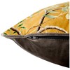 Wylder Tropics Orient Chinoiserie Birds Cushion Cover, Gold, 43 x