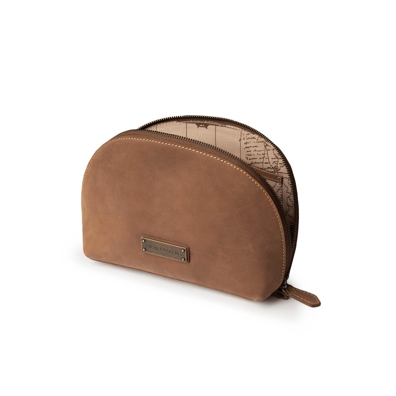 DRAKENSBERG Leather Cable Bag 'Keaton' Small Cable Case and Cable
