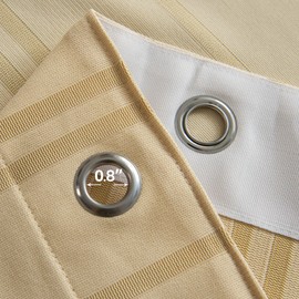 Cniuyhi 5ft Wide x 8ft Tall Hospital Curtain Inherent Flame Retardant Medical Privacy, Room Divider Medical Curtains with Grommet for Hospital, School Nursery, Lab,Clinic (1 Panel, Beige, 5x8ft)