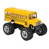 KinsFun 5" Monster School Bus Die Cast Metal Model, Pullback