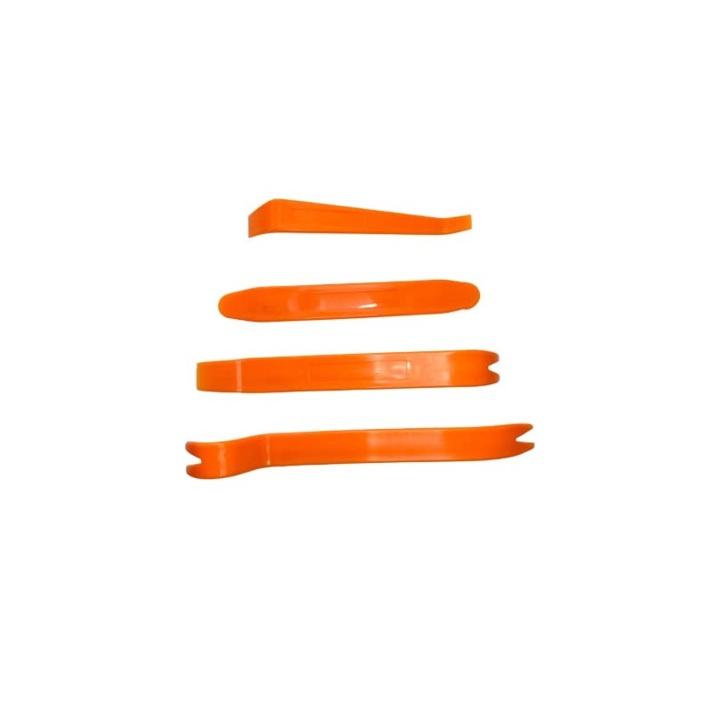 GV TECH- Juego de 4 Herramientas Plásticas para Quitar Grapas