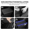 NBTEPEM Bling Car Center Console Cover, Leather Car Arm Rest