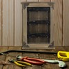 Wooden Knife Display Case-Pocket Knife Shadow Box-Knife Cases for Collections