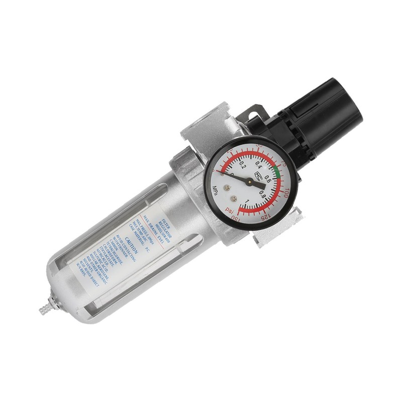 BSP 1/2" Air Compressor Moisture Water Trap Filter Regulator with