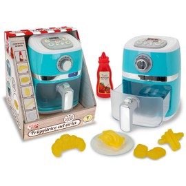 Teorema Giocattoli, Friggitrice ad Aria, Elettrodomestici Giocattolo con Cibo Magico che Cambia Colore, Luci e Suoni Realistici, Gioco Cucina per Bambini