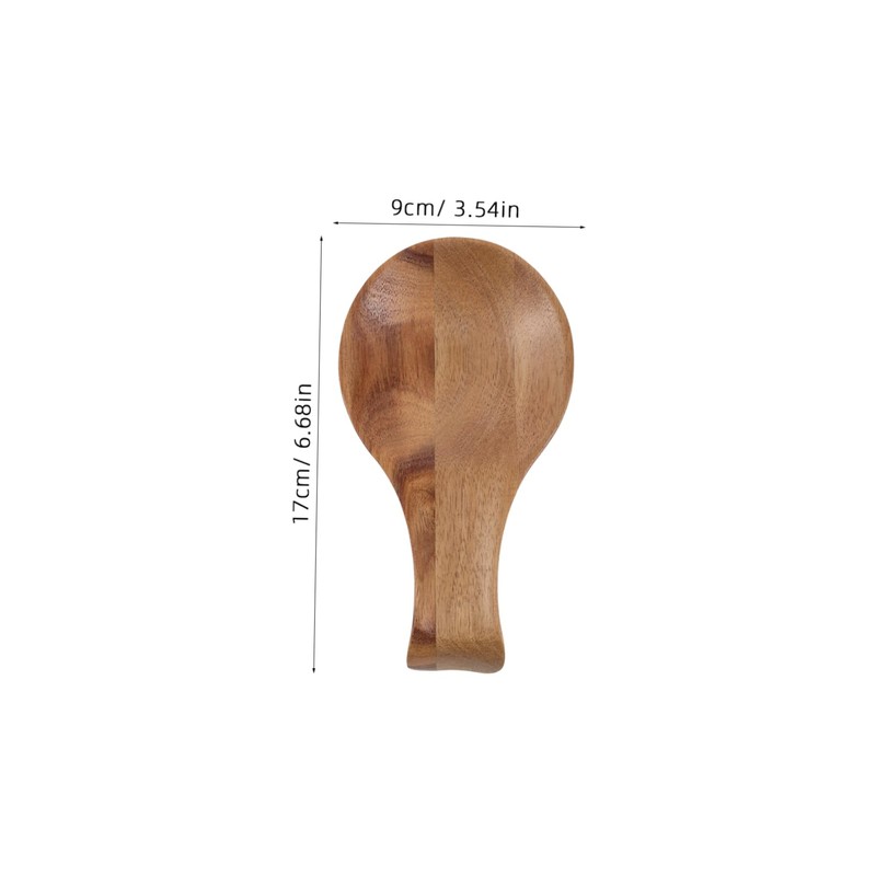 Ciieeo Wood Spoon Rest for Stove Wood Spoon Holder for