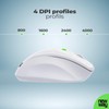 NEWWAY NM255 2.4GHz Wireless Mouse with Ergonomic USB Receiver, DPI