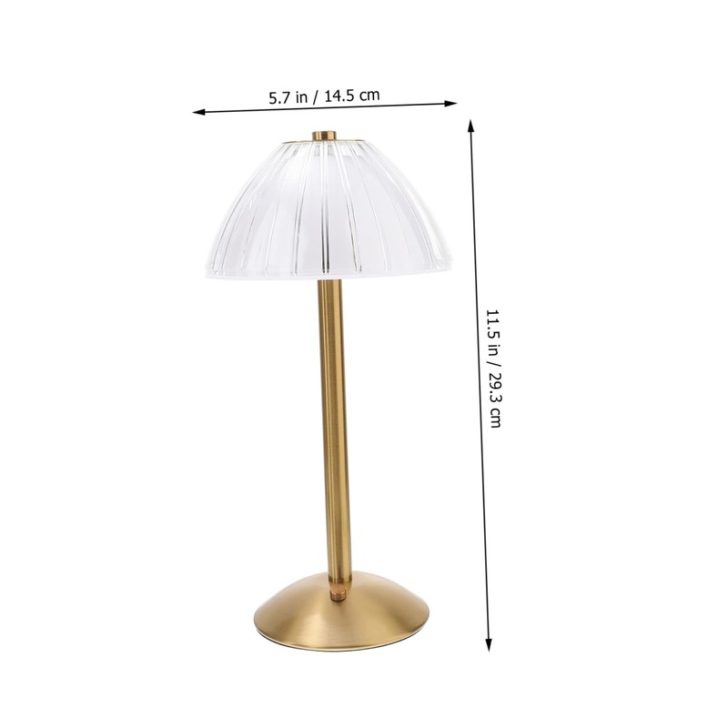 Operitacx Modern Led Desk Lamp Retro Table Lamp Touch Sensor