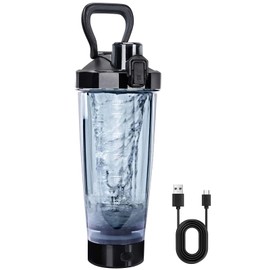 BORDEAG Shaker Elektrisch,600 ML Automatischer Protein Mixer Mit USB-C,Shaker Proteinshake,Protein Mixer Shaker,Elektrische Flasche Für Mahlzeitenersatz Shakes Und Proteinshakes