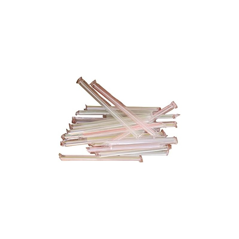 Popotes Reutilizables para boba drinks, con puntas en ángulo, para