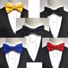 NECOTIA Men's Bow Tie, Stylish, Single Bowtie, Black, Plain, Wedding,