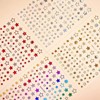 12 Sheet Star Nail Stickers 3D Self-Adhesive Star Nail Decals
