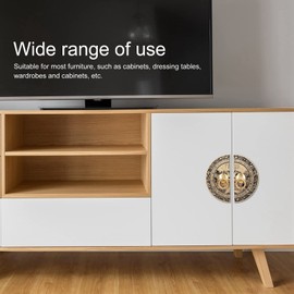 Antique Handle, Originality Pattern Drawer Handle Indian Shelf Antique Brass Cabinet Snake Door Handles Chinese Antique Furniture Brass Handle for Furniture Cabinet Cupboard