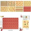 Christmas Wrapping Paper Sheets, 8 Recycled Gift Wrapping Paper Set,