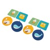 6Pcs Silicone Trivet Mats Cartoon Style Anti Slip Flexible Hanging