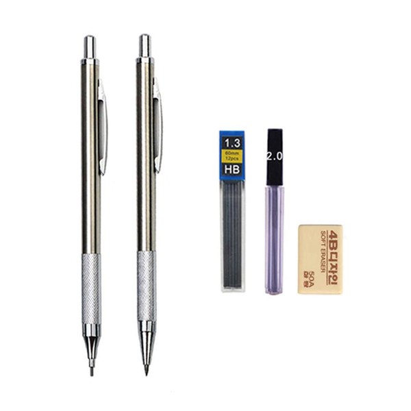 MROOFUL 0.3 0.5 0.7 0.9 1.3 2.0mm Mechanical Pencil Set