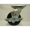 5" X 2" Swivel Caster Phenolic Wheel w/Brake 1000 Lbs
