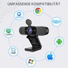 eMeet Full HD Webcam - C960 1080P Webcam with Lens