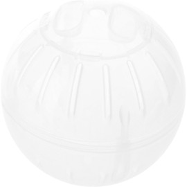 1Pc Silent Exercise Ball Plastic Spinner Hamster Running for Sugar Gliders Small Mice Gerbils Small Animal Exercise Wheels Multiple Colors Hamster Exercise Ball，Small Animal Health Supplie（White）