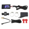 Universal Motorcycle DC12V LCD Screen Slim Water Temperature Gauge With