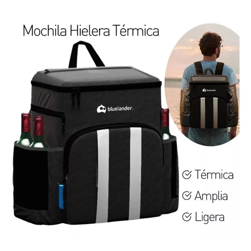 Bluelander 2 Mochilas Hielera Térmica Portatil 27 Lt Frio Caliente