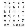 Balvi Magnetic letters Magnet Message Black colour Case 120 parts
