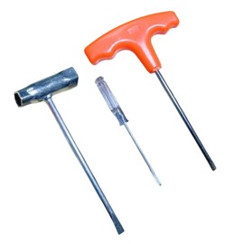 Chainsaw Scrench Chainsaw T-Wrench 19mm x 13mm (3/4" x 1/2") and T27 Torx Screwdriver Fit for Stihl Makita Husqvarna Dolmar Partner Echo Jonsered Poulan John Deere Chainsaws