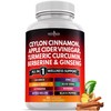 Ceylon Cinnamon, Turmeric, Apple Cider Vinegar, Ginseng, Aloe Vera, Berberine