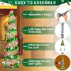 6 Ft Artificial Christmas Trees - Artificial Christmas Tree， Collapsible