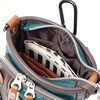 Mustache YVQ-5962 2-Way Mini Shoulder Pouch, Scissor Bag, Crossbody, Camel