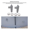Pool Shut Off Valve PVC Simple Installation Pool Plunger Valves