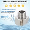 Kozelo Pack of 1, 3/4" Male NPT to 1/2" FeMale