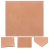 VILLFUL 4sheets Copper Sheets for Crafting Sturdy Copper Plate for