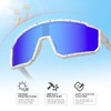 Derowern 3 Pack Kids Baseball Polarized Sunglasses Sports TR90 Lightweight