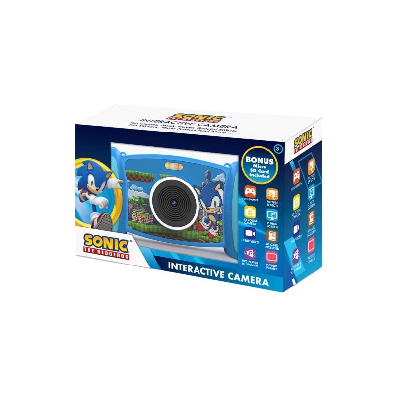 Kids Licensing Sonic Interactive Digital Camera - Black