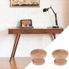 Wooden Knobs Cabinet Furniture Drawer Knobs Pulls Handles with Screw