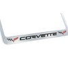 C6 Corvette License Plate Frame with C6 Flags