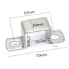 Granmagazz Pipe Support Hangers 6pcs Stainless Steel Pipe Support clamp