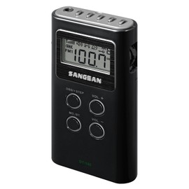Sangean All in One Compact Digital Tuning Pocket Size Portable AM/FM Radio