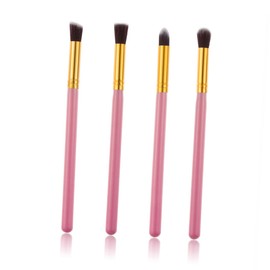 Ipetboom 12pcs Eyeshadow Brush Eye Makeup Soft Horse Hair Blending Precision Pencil Brush for Travel Women Cosmetic Kit Gold