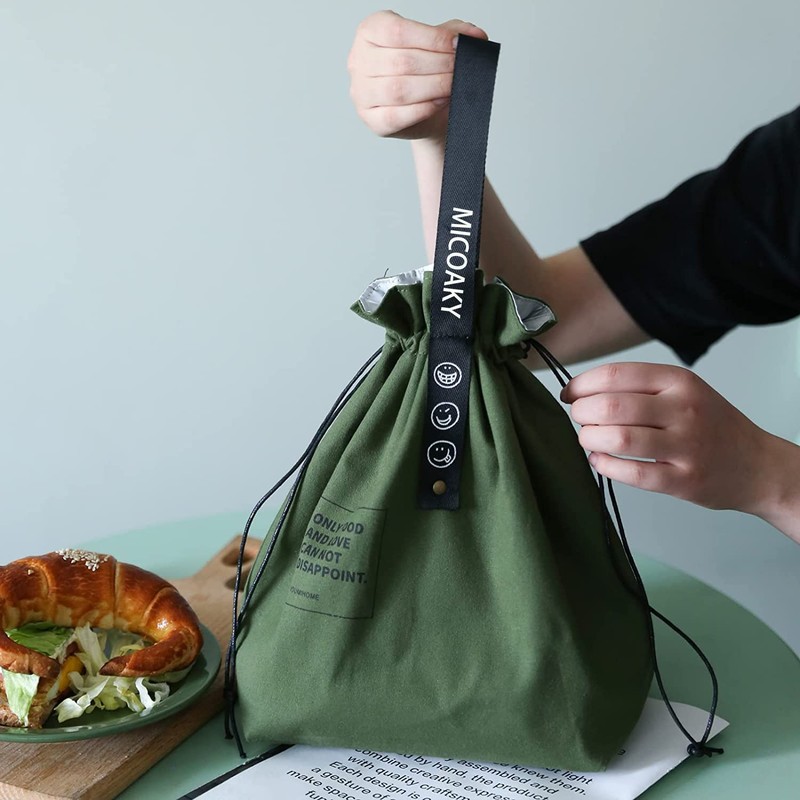 MICOKAY Reusable Lunch Bag for Men & Women Large Insulated