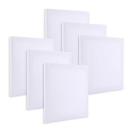 Chocople Mini Canvas for Watercolor/Oil Paintings, Art Supplies, 5.9 x 5.9 inches (15 x 15 cm), Set of 6