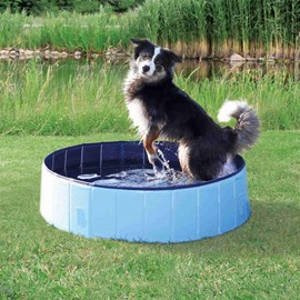 TRIXIE Dog Pool, ø 120 x 30 cm, Light Blue/Blue