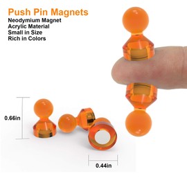 Ant Mag Neodymium Magnets Pins D11 mm Strong Magnets for Fridge Whiteboards Calendar Cards in School and Office Pack of 18