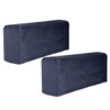 2Pcs Fabric Armrest Covers Universal Elastic Furniture Sofa Armrest Slipcover