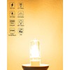 Jaenmsa JDE11 120V 100W Halogen Mini Candelabra Bulbs,T4 100W JD