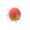 Aliotech 30Pcs Artificial Peach Fake Peach Mini Fruit Small Peach